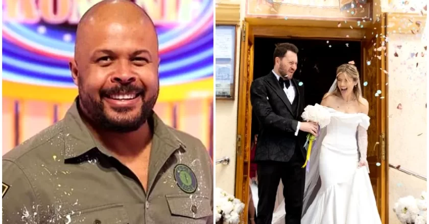 Rareori ai ocazia să vezi un naș atât de original! Ce a purtat Cabral la nunta Roxanei Hulpe.