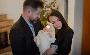 Iustina și Cornel de la „Insula Iubirii” au celebrat botezul fiicei lor, Ivana Nectaria: momente pline de emoție