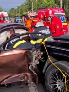 Bursucu reacționează după accidentul soției sale, Andreea: „Suntem foarte bine”