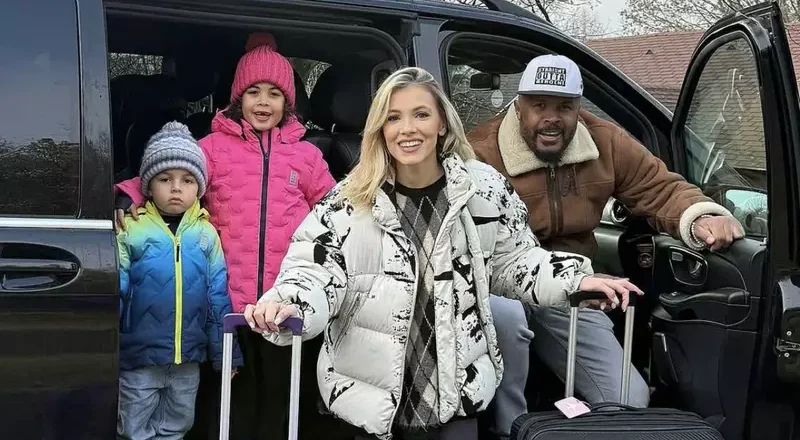 Andreea Ibacka și Cabral, escapadă de poveste alături de copii, chiar înainte de Crăciun