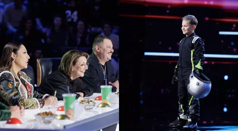 Un puști de 10 ani transformă scena de la „Românii au talent” într-un adevărat circuit de curse