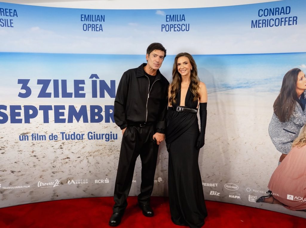 Adela Popescu și Radu Vâlcan, apariție în doi la premiera noului film al lui Tudor Giurgiu
